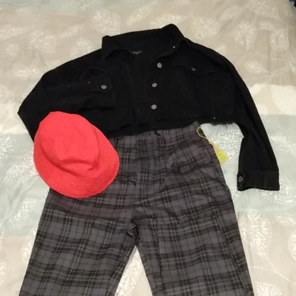 2pc Black Jacket/Pants